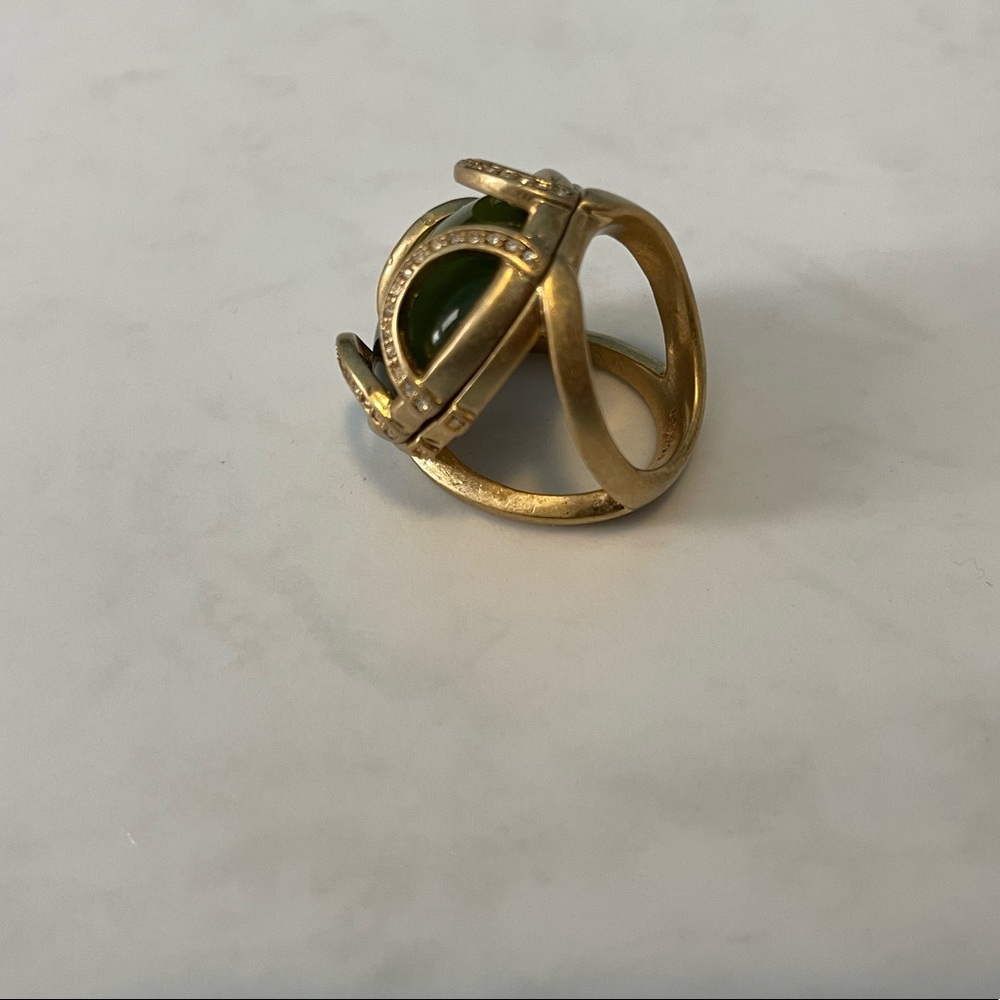 STATEMENT GREEN RING - Picture 2 of 2